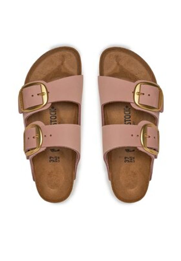 Birkenstock Klapki Arizona 1026583 Różowy. Kolor: różowy. Materiał: nubuk, skóra