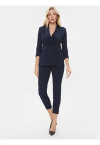 Imperial Spodnie materiałowe PVN2GAW Granatowy Slim Fit. Kolor: niebieski. Materiał: materiał, syntetyk