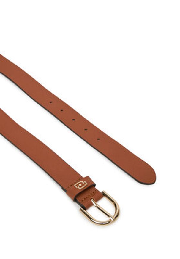 Liu Jo Pasek Damski Hips Belt 3Cm AA5242 P0129 Brązowy. Kolor: brązowy. Materiał: skóra