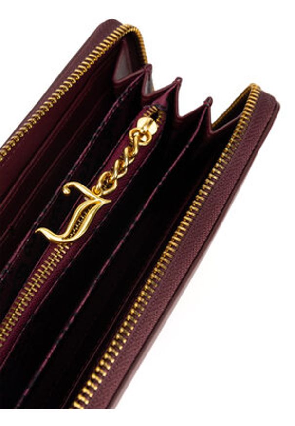 Juicy Couture Duży Portfel Damski BIJXT8652WVP Bordowy. Kolor: czerwony