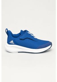 adidas Performance - Buty dziecięce FortaRun AC. Zapięcie: rzepy. Kolor: niebieski. Materiał: syntetyk, materiał, guma. Szerokość cholewki: normalna. Wzór: nadruk. Model: Adidas Cloudfoam. Sport: bieganie #1