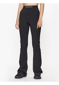 Calvin Klein Jeans Spodnie materiałowe Milano J20J221917 Czarny Regular Fit. Kolor: czarny. Materiał: materiał, syntetyk, wiskoza