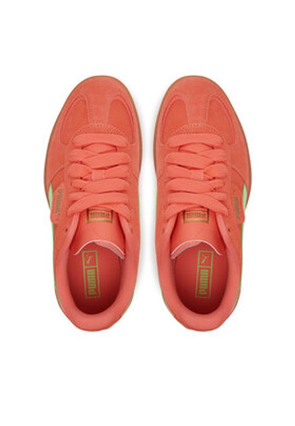 Puma Sneakersy Palermo Moda Xtra Gum Wns 400323 05 Koralowy. Kolor: pomarańczowy. Materiał: skóra, zamsz