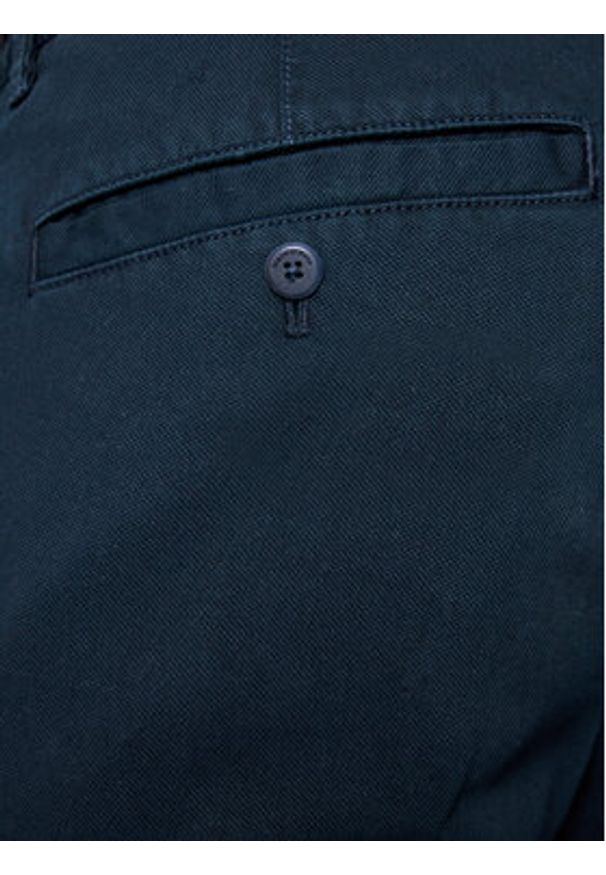 Marc O'Polo Chinosy B21 0108 10064 Granatowy Tapered Fit. Kolor: niebieski. Materiał: bawełna
