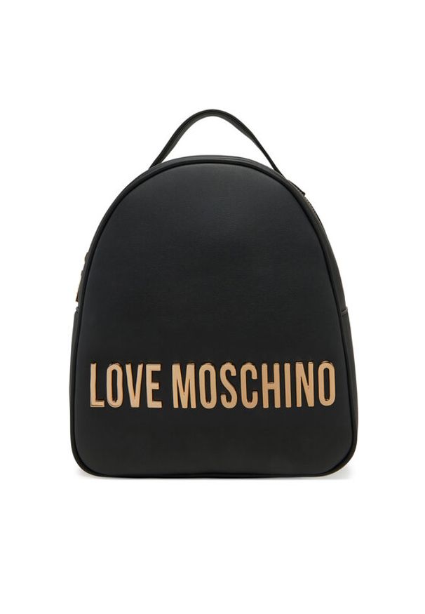 Love Moschino - LOVE MOSCHINO Plecak JC4197PP1MKD0000 Czarny. Kolor: czarny. Materiał: skóra