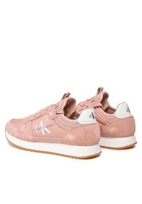 Calvin Klein Jeans Sneakersy YW0YW00840 Różowy. Kolor: różowy. Materiał: skóra