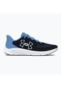 Buty do biegania damskie Under Armour Charged Pursuit 3 Big Logo. Kolor: czarny