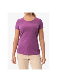 Koszulka szybkoschnąca damska Vaude Essential T-Shirt. Kolor: fioletowy, różowy, wielokolorowy