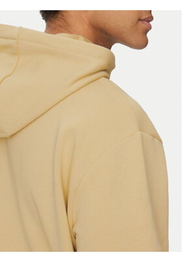 Hugo - HUGO Bluza Dapo 50486478 Beżowy Relaxed Fit. Kolor: beżowy. Materiał: bawełna