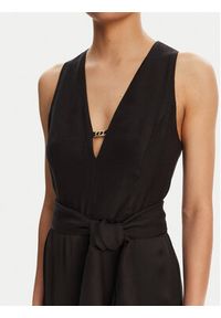 TwinSet - TWINSET Kombinezon 251TT2272 Czarny Regular Fit. Kolor: czarny. Materiał: wiskoza #5