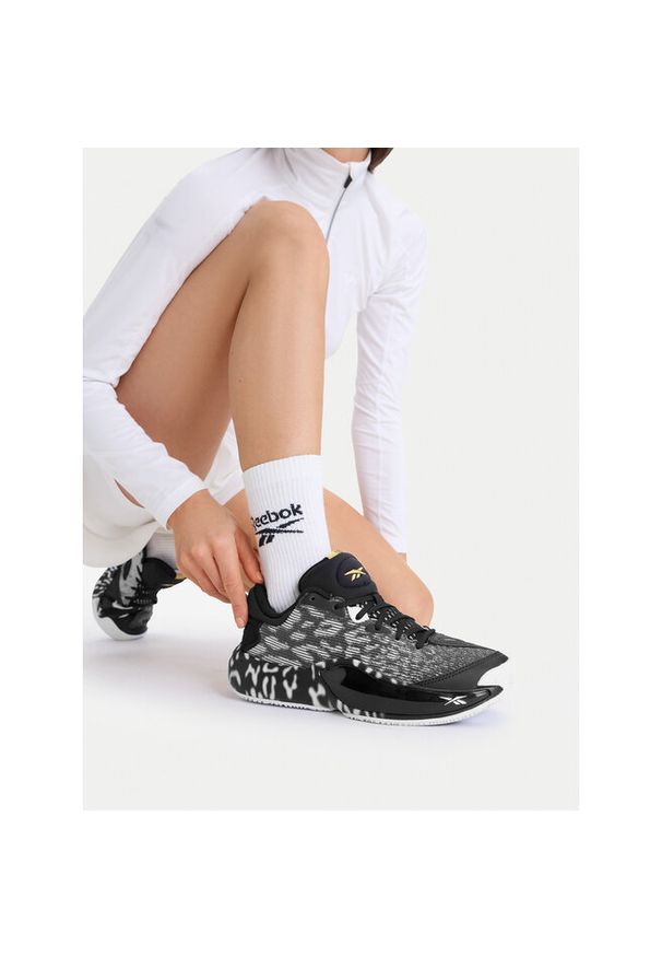 Buty do koszykówki Reebok. Kolor: czarny. Sport: koszykówka