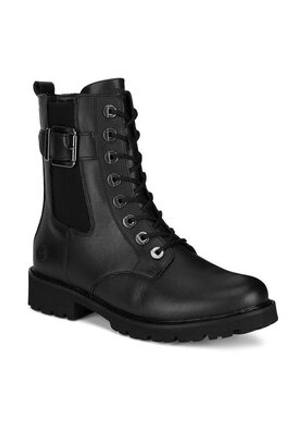 Remonte Botki D8668-00 Czarny. Kolor: czarny. Materiał: skóra