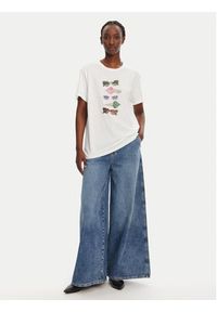 Liu Jo T-Shirt WA5343 JS923 M9518 Biały Regular Fit. Kolor: biały. Materiał: bawełna #3