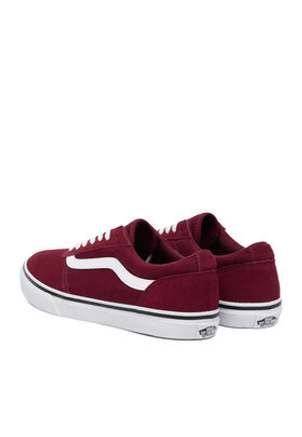 Vans Tenisówki C-MADDIE VN000E8X4QU Bordowy. Kolor: czerwony. Materiał: zamsz, skóra