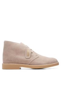 Clarks Trzewiki Desert Bt Evo Beżowy. Kolor: beżowy. Materiał: zamsz, skóra #1