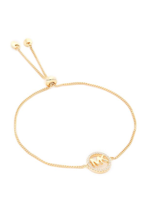 Michael Kors Bransoletka Logo Circle Slider MKC1246AN710 Złoty. Materiał: złote. Kolor: złoty