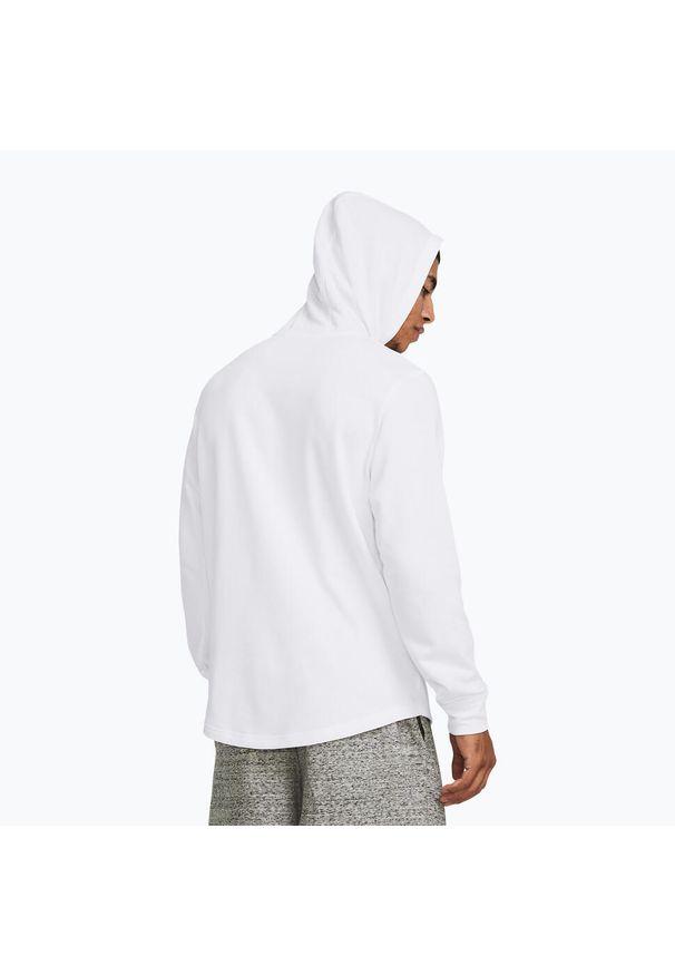 Bluza męska Under Armour Rival Terry Graphic Hood. Kolor: biały. Sport: fitness