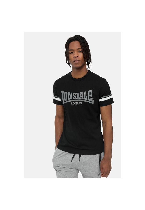 Koszulka Lonsdale Creich. Kolor: wielokolorowy, biały, czarny