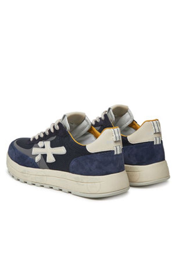 Premiata Sneakersy Nous 7229 Granatowy. Kolor: niebieski. Materiał: materiał