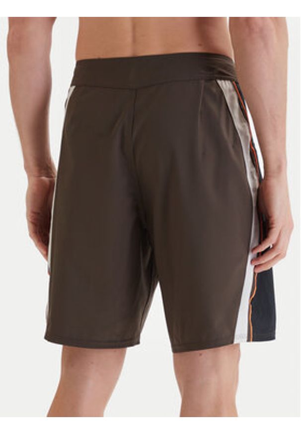 Quiksilver Szorty kąpielowe Mercury Panel 20" EQYBS04896 Brązowy Regular Fit. Kolor: brązowy. Materiał: syntetyk