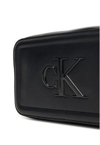 Calvin Klein Torebka Bold Ck Camera Bag LV04F3220G Czarny. Kolor: czarny. Materiał: skórzane #4
