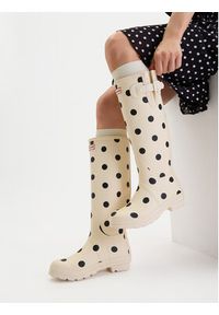 Hunter Kalosze EO-SJY-TY Écru. Kolor: kremowy. Materiał: kauczuk #9