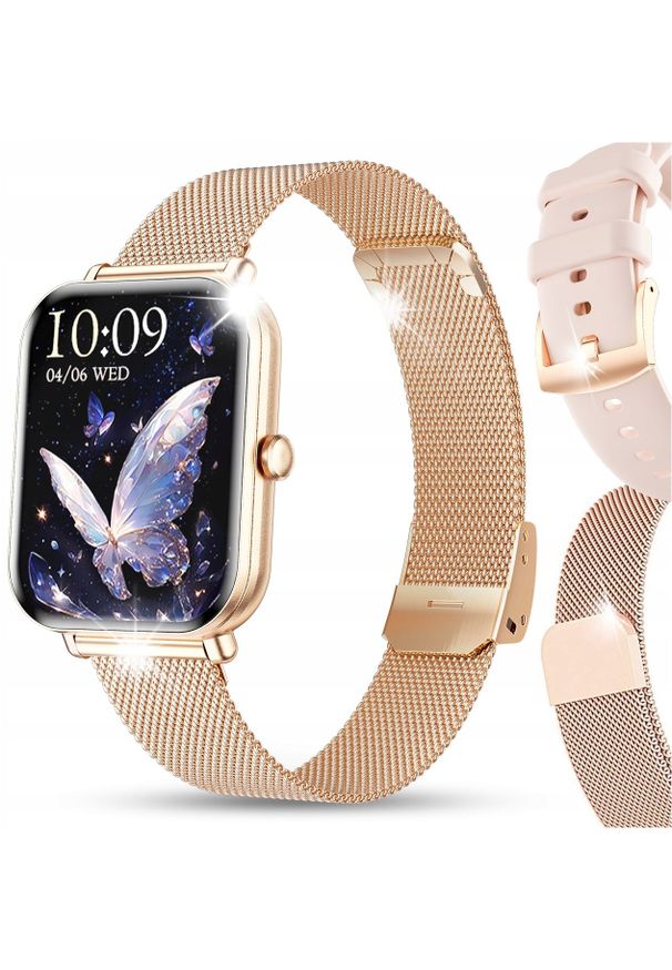 Smartwatch JG Smart SMARTWATCH ZEGAREK DAMSKI PL MENU ROZMOWY WODOODPORNY POWIADOMIENIA PREMIUM. Rodzaj zegarka: smartwatch