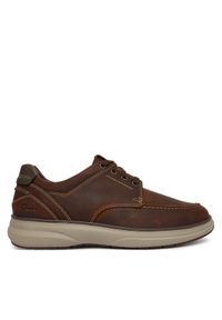 Clarks Półbuty Mullan Moc 26184427 Brązowy. Kolor: brązowy. Materiał: skóra #1