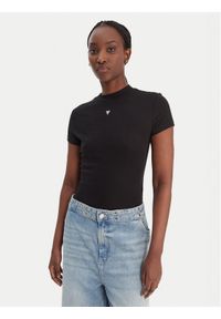 Guess Bluzka W6RP99 KCNH2 Czarny Regular Fit. Kolor: czarny. Materiał: syntetyk #1