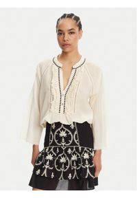 Devotion Twins - Devotion TWINS Bluzka Apology 025.002G Écru Loose Fit. Materiał: bawełna