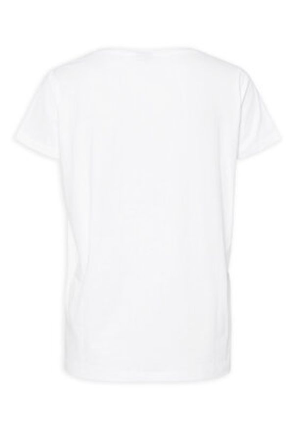Pieces T-Shirt Tilly 17157705 Biały Regular Fit. Kolor: biały. Materiał: bawełna