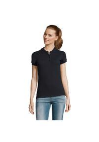SOL'S - Damska Koszulka Polo Passion. Typ kołnierza: polo. Kolor: niebieski #1
