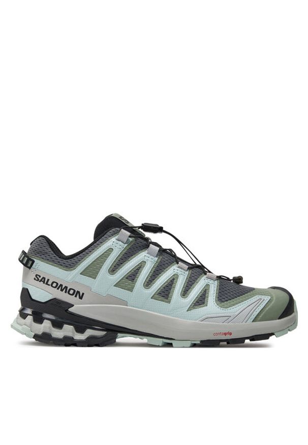 salomon - Salomon Trekkingi Xa Pro 3D V9 L47272900 Szary. Kolor: szary. Materiał: skóra