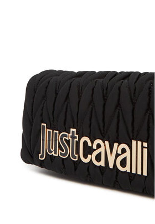 Just Cavalli Torebka 78RA4BF5 ZSC08 Czarny. Kolor: czarny. Materiał: skórzane