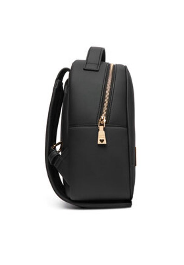 Love Moschino - LOVE MOSCHINO Plecak JC4197PP0NKD0000 Czarny. Kolor: czarny. Materiał: skóra