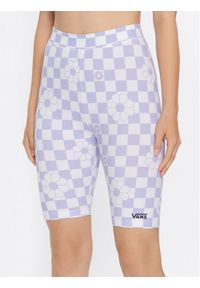 Vans Kolarki Wm Flying V Print VN0A7PNE Fioletowy Regular Fit. Kolor: fioletowy. Materiał: bawełna. Wzór: nadruk