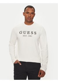 Guess Longsleeve U4RI11 K6YW0 Biały Regular Fit. Kolor: biały. Materiał: bawełna. Długość rękawa: długi rękaw #1