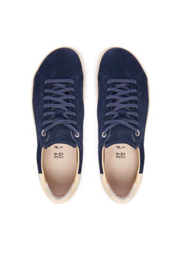 Birkenstock Sneakersy Bend Low 1030880 Granatowy. Kolor: niebieski. Materiał: zamsz, skóra