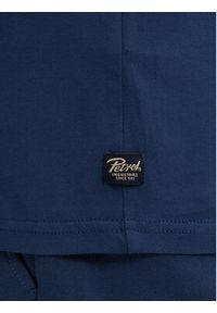 Petrol Industries T-Shirt M-1050-TSR127 Granatowy Regular Fit. Kolor: niebieski. Materiał: bawełna #5