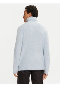 Tommy Jeans Golf DM0DM20602 Błękitny Slim Fit. Typ kołnierza: golf. Kolor: niebieski. Materiał: syntetyk #3