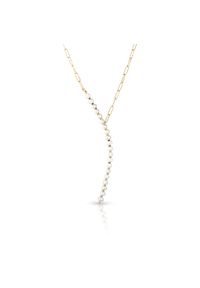 W.KRUK - Naszyjnik srebrny z perłami. Materiał: srebrne. Kolor: srebrny. Wzór: jednolity. Kamień szlachetny: perła #1