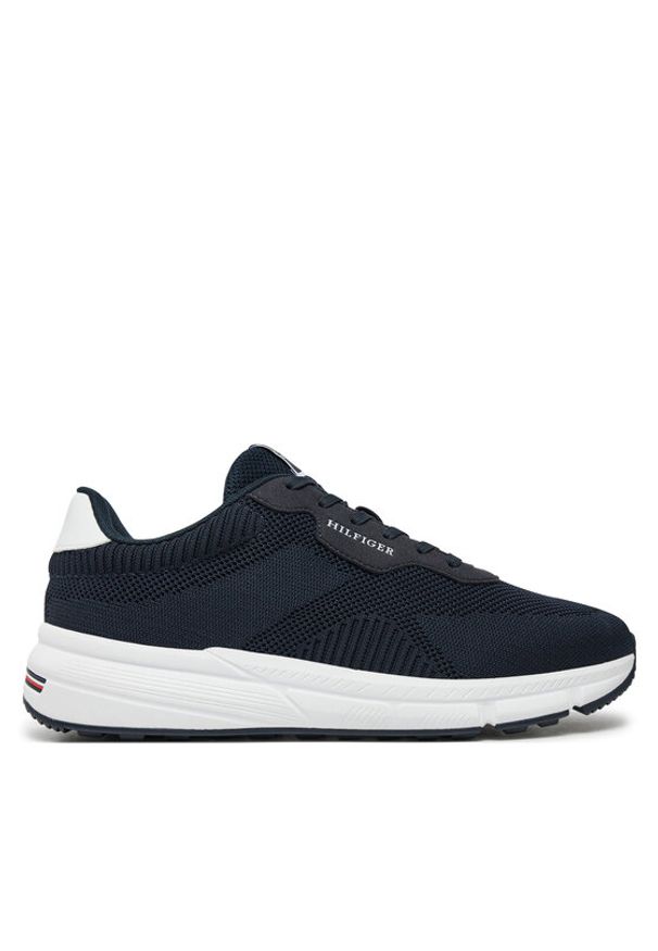 TOMMY HILFIGER - Tommy Hilfiger Sneakersy Lightweight Rwb Knit FM0FM05423 Granatowy. Kolor: niebieski. Materiał: materiał