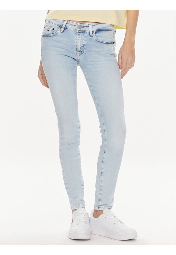 Tommy Jeans Jeansy Sophie DW0DW17575 Niebieski Skinny Fit. Kolor: niebieski
