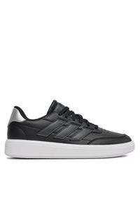 Adidas - adidas Sneakersy Courtblock IF6492 Czarny. Kolor: czarny. Materiał: skóra