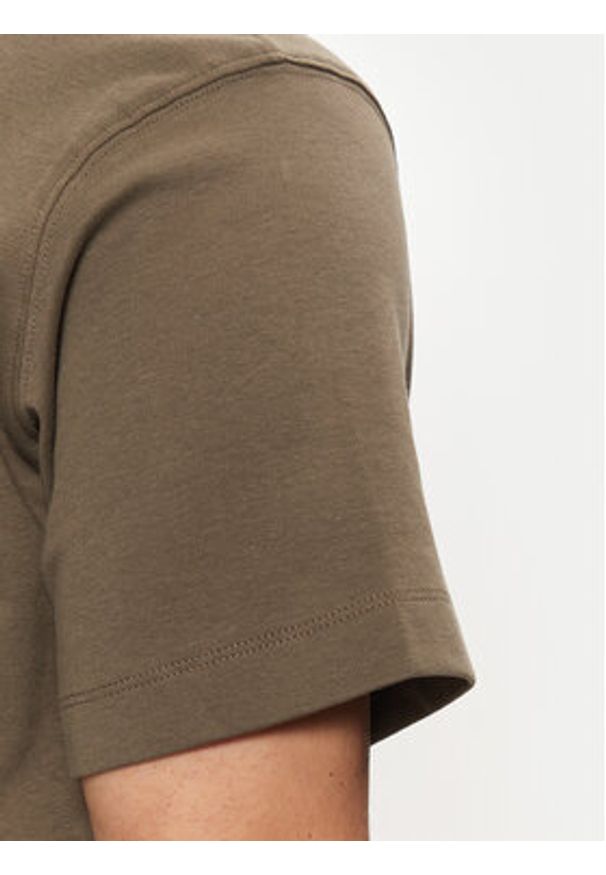 Jack & Jones T-Shirt Urban Edge 12254412 Khaki Loose Fit. Kolor: brązowy. Materiał: bawełna