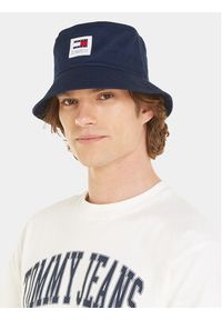 Tommy Jeans Kapelusz Tjm Modern Patch Bucket Hat AM0AM12018 Granatowy. Kolor: niebieski. Materiał: materiał