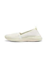 Buty Sportowe Damskie Puma Adelina. Kolor: biały. Materiał: materiał