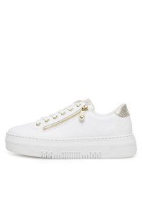 Rieker Sneakersy M1921-80 Biały. Kolor: biały. Materiał: skóra #6