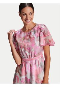 Swing Sukienka koktajlowa 5AG23600 Różowy Regular Fit. Kolor: różowy. Materiał: wiskoza. Styl: wizytowy #3