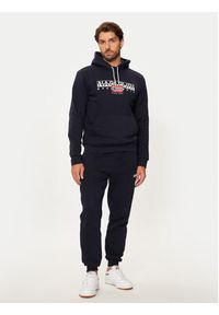 Napapijri Bluza B-Alymer NP0A4I1D Granatowy Regular Fit. Kolor: niebieski. Materiał: bawełna